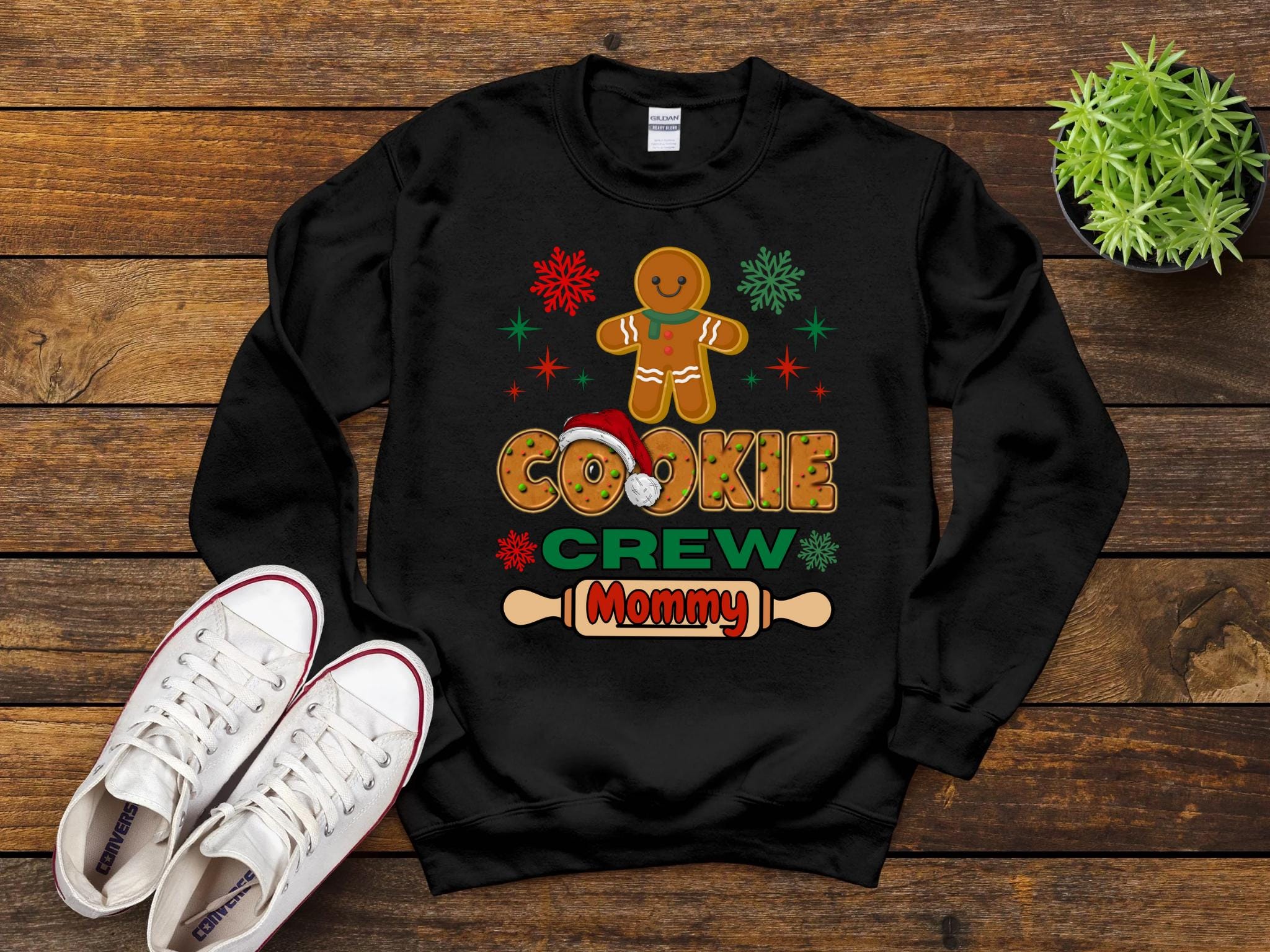 Personalized Cookie Crew Christmas Shirts, Custom Cookie Crew T-Shirts, Funny Family Holiday Cookie Shirt, Matching Christmas Cookie Shirts