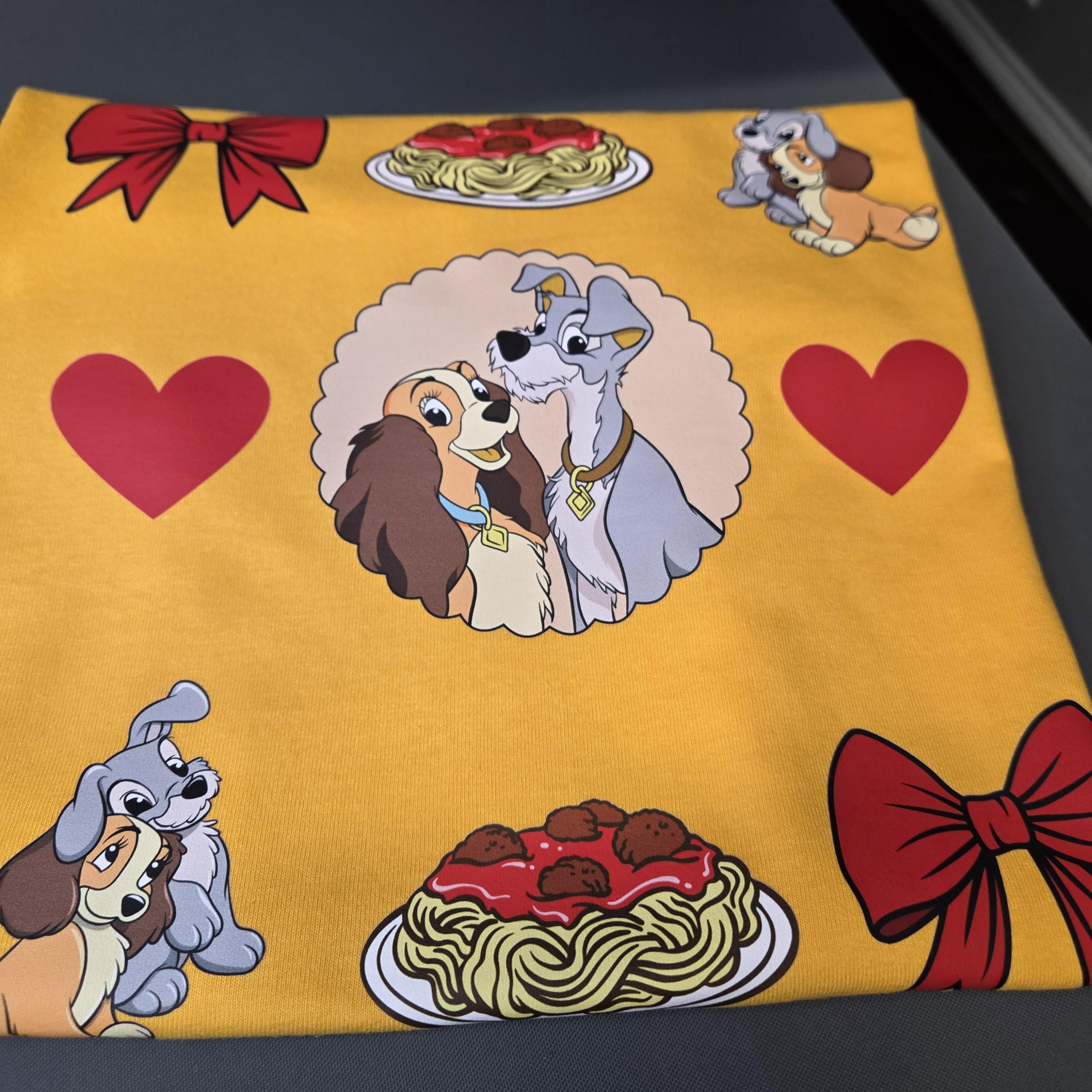 Lady and the Tramp Coquette Shirt: Spaghetti Top, Red Bow