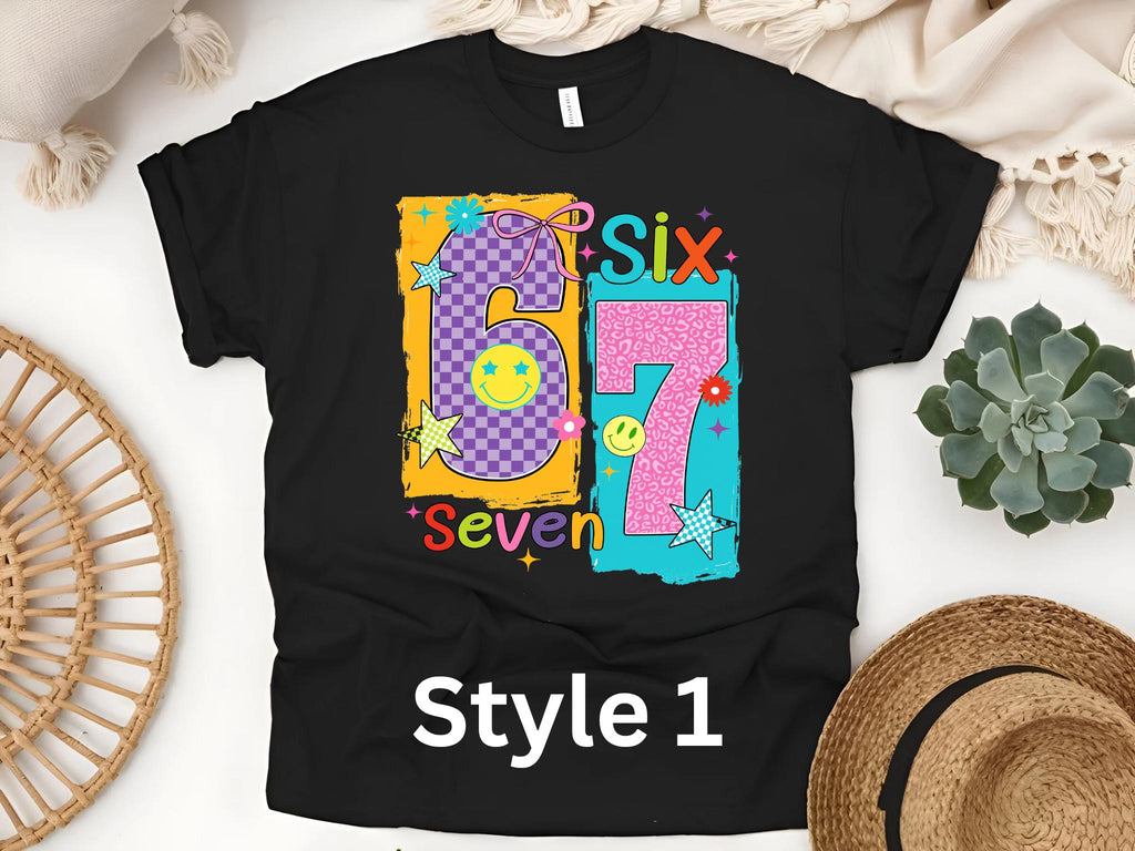 Six Seven Trending Shirt, 6 7 Kids Shirt, Custom six seven shirt, Six Seven Trending Meme, Funny Viral Meme Saying Shirt