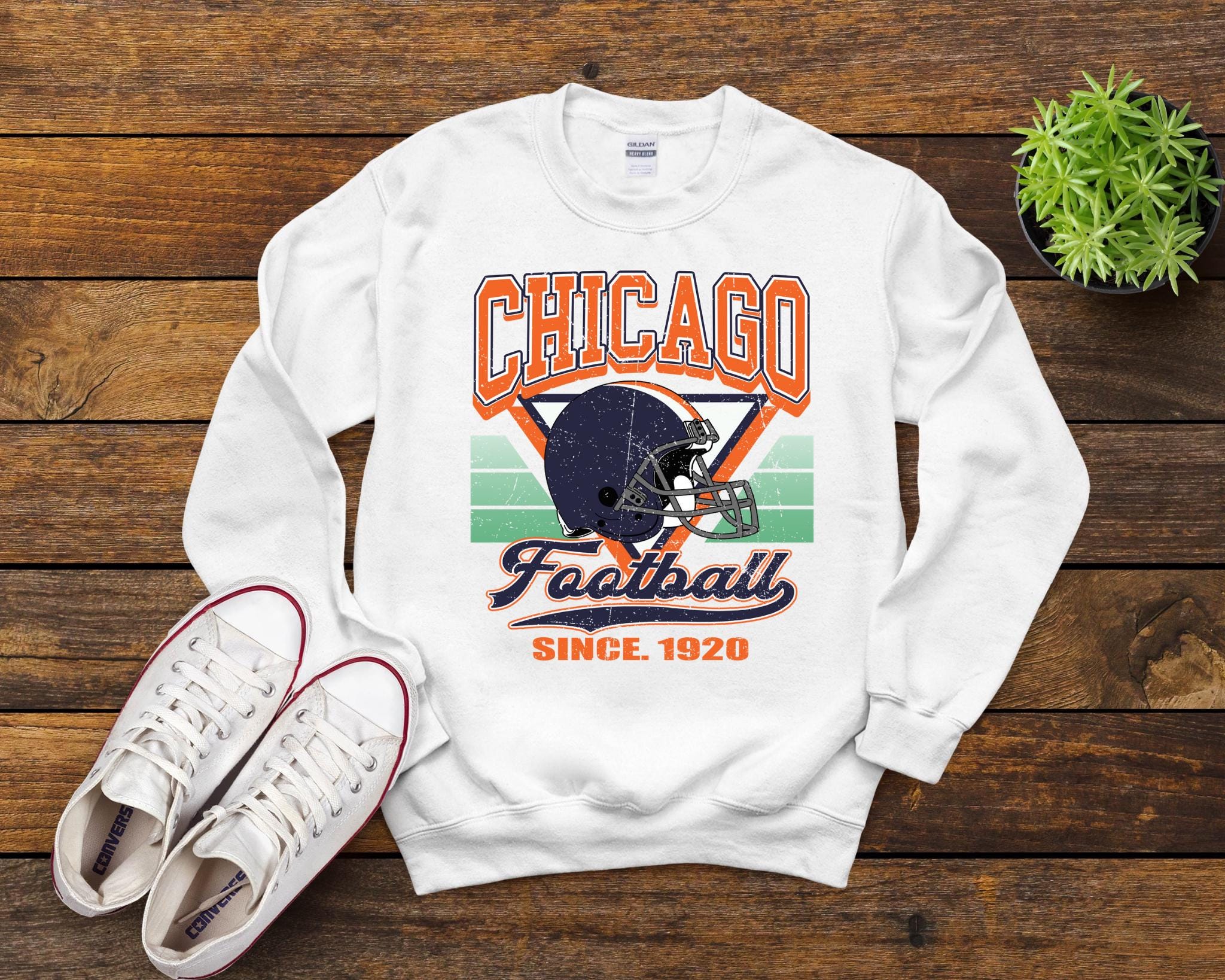 Vintage All Team Football Sweatshirt, Unisex Football Shirt, Game Day Crewneck, Football Fan Gift, Football Season 2025, Football Sweatshirt