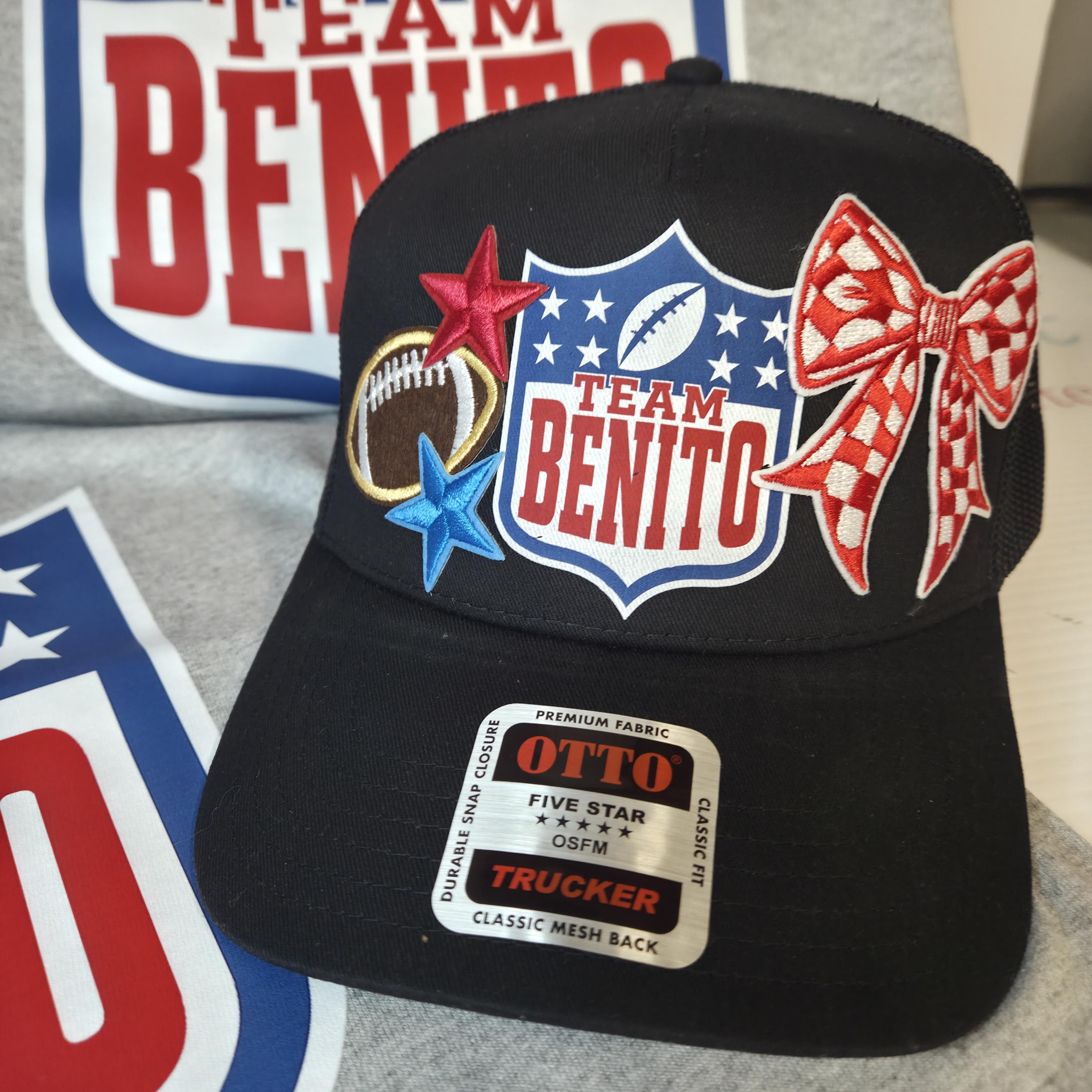 Benito Bowl Cap, Benito Bowl Hat, Benito Bowl Trucker Hat, Team Benito Super Bowl 2026, Bunny Super Bowl