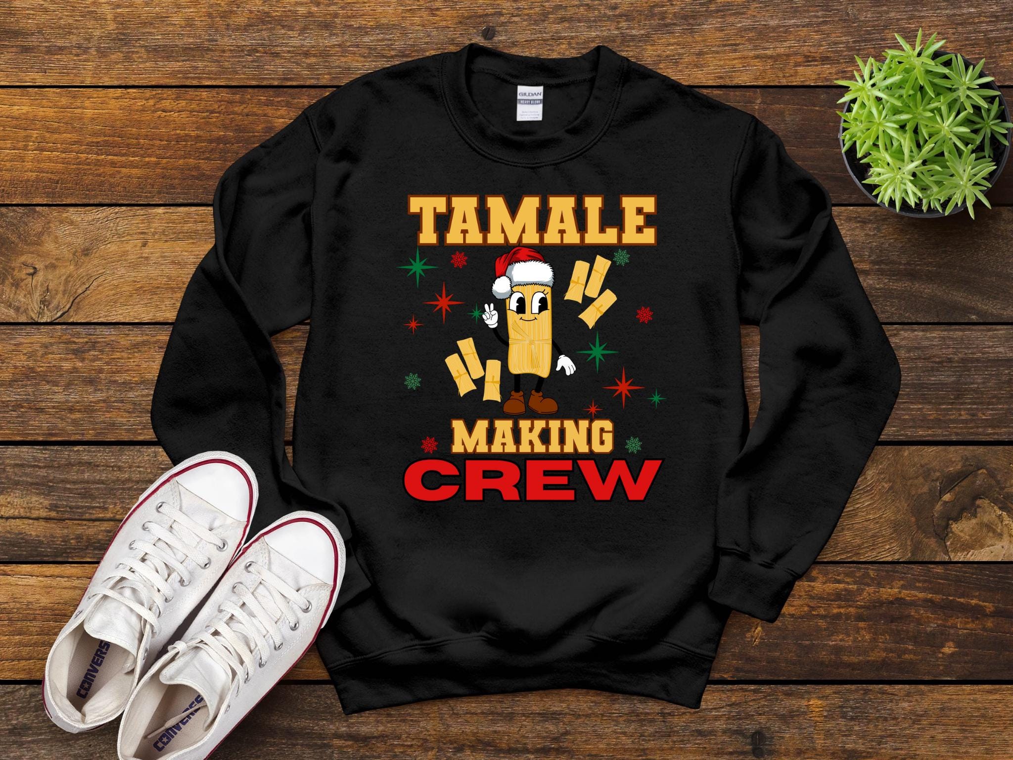 Personalized Tamale Making Crew Christmas Shirts, Custom Tamale Making T-Shirts, Funny Family Holiday Tamale Shirt, Matching Christmas Shirt