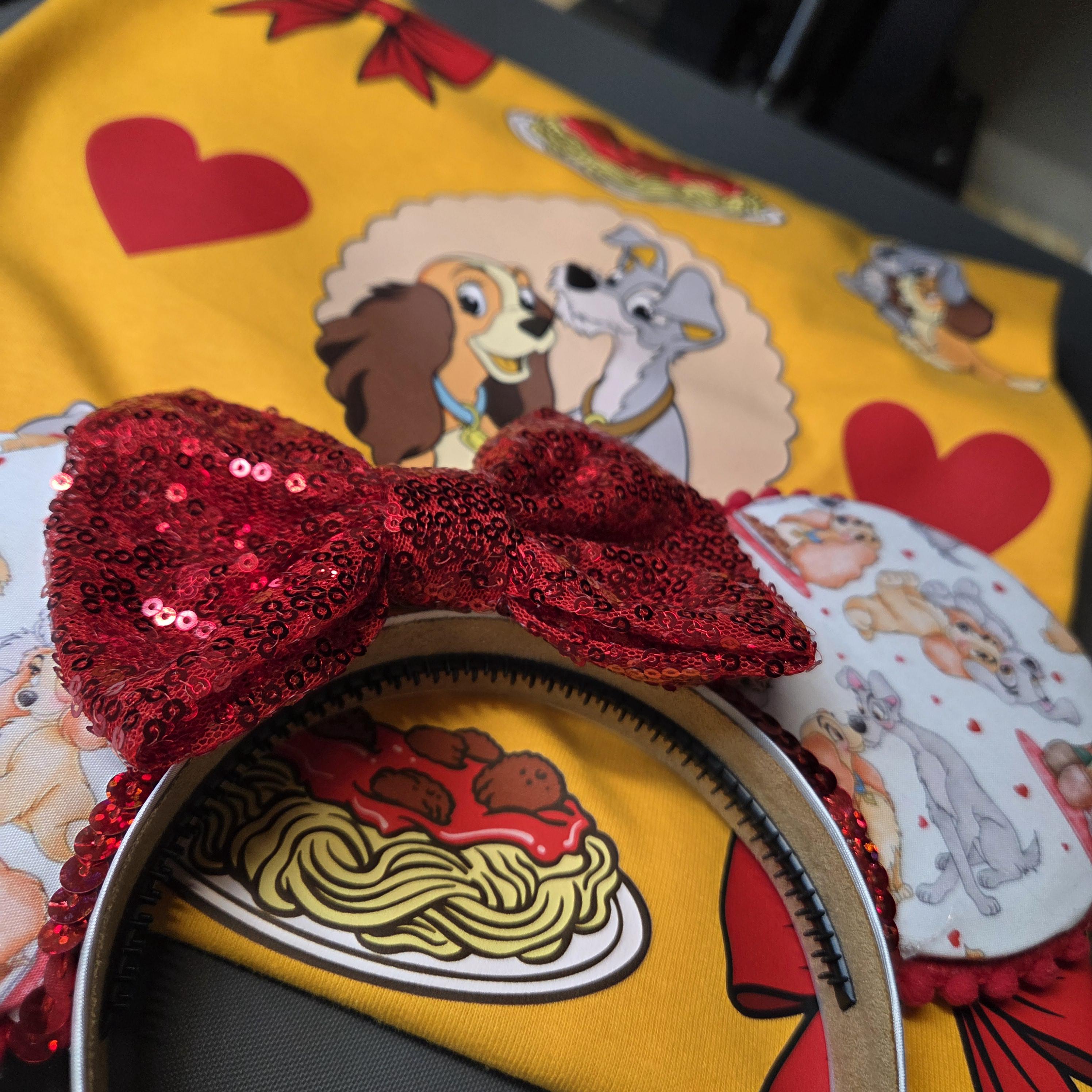 Lady and the Tramp Coquette Shirt: Spaghetti Top, Red Bow