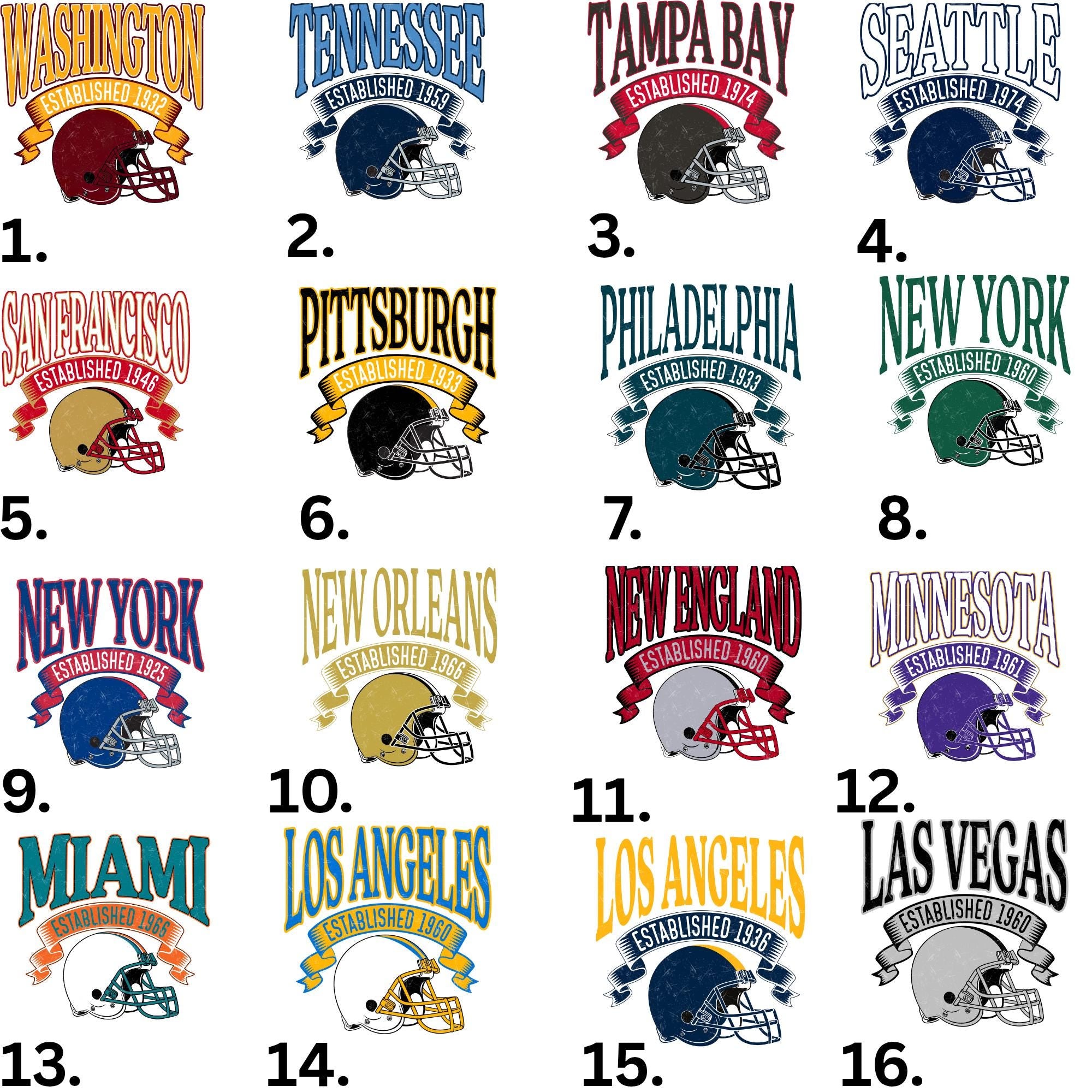 Vintage All Team Football Sweatshirt, Unisex Football Shirt, Game Day Crewneck, Football Fan Gift, Football Season 2025, Football Sweatshirt