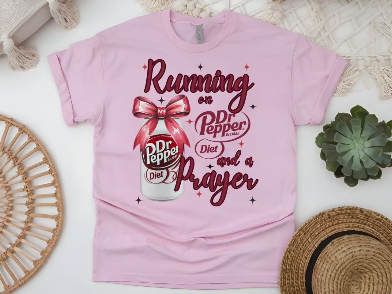 Dr. Pepper & Prayer T-Shirt, Dr. Pepper Shirt, Faith Meme Tee