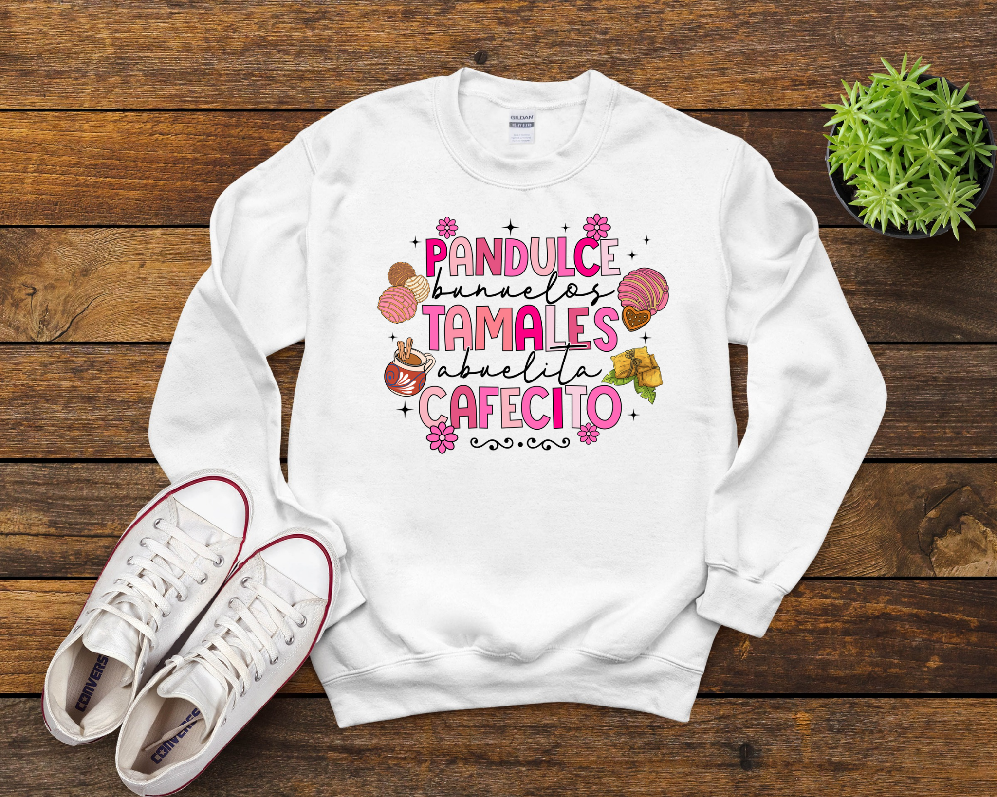 Pan Dulce, Tamales, Cafecito Mexican Christmas Shirt, Mexican Christmas Food, Christmas Sweatshirt, Xmas Pan Dulce T-shirt, Xmas Tamale Shirt, Christmas Abuelita Tee