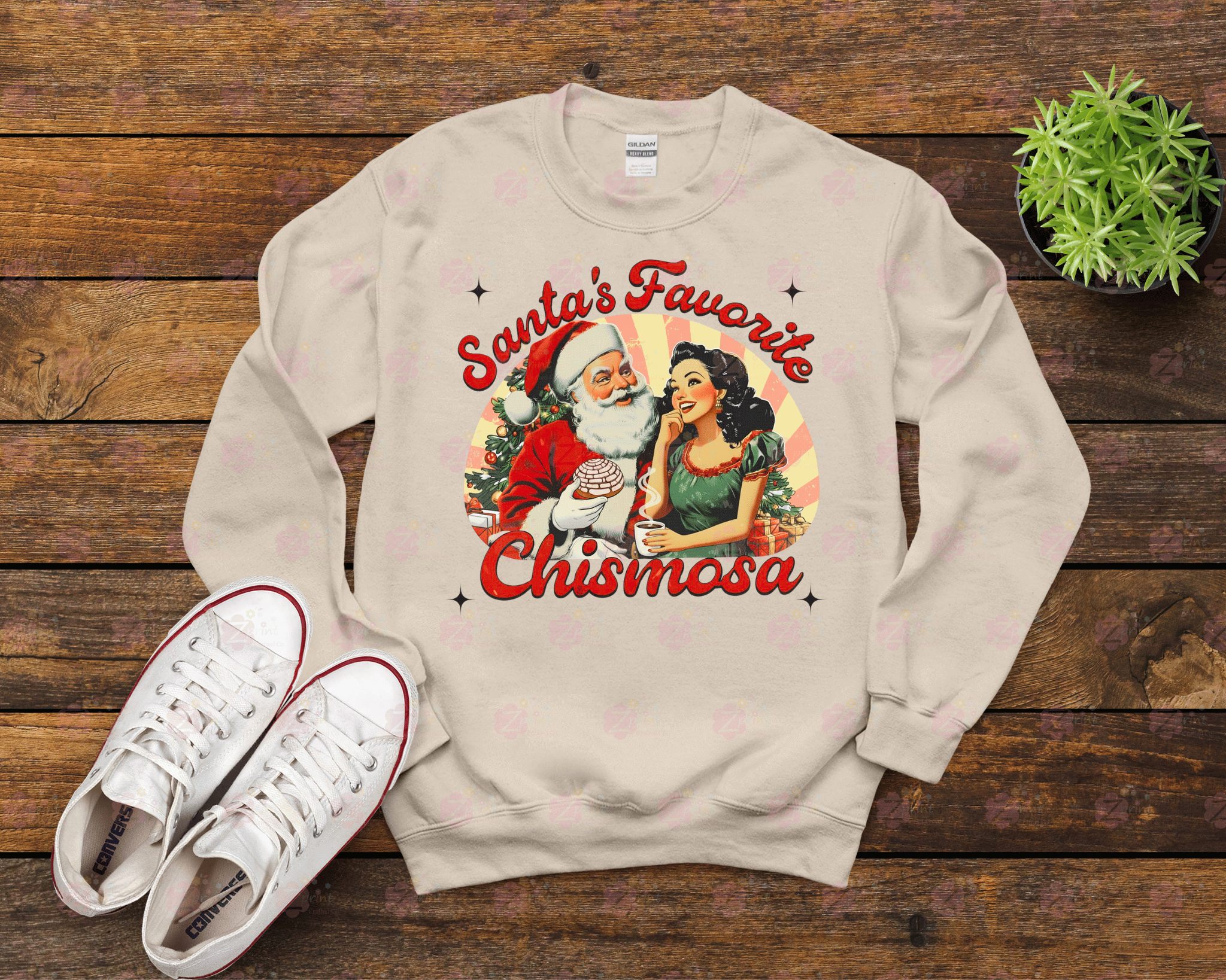 Santa's Favorite Chismosa Graphic T-Shirt or Sweatshirt