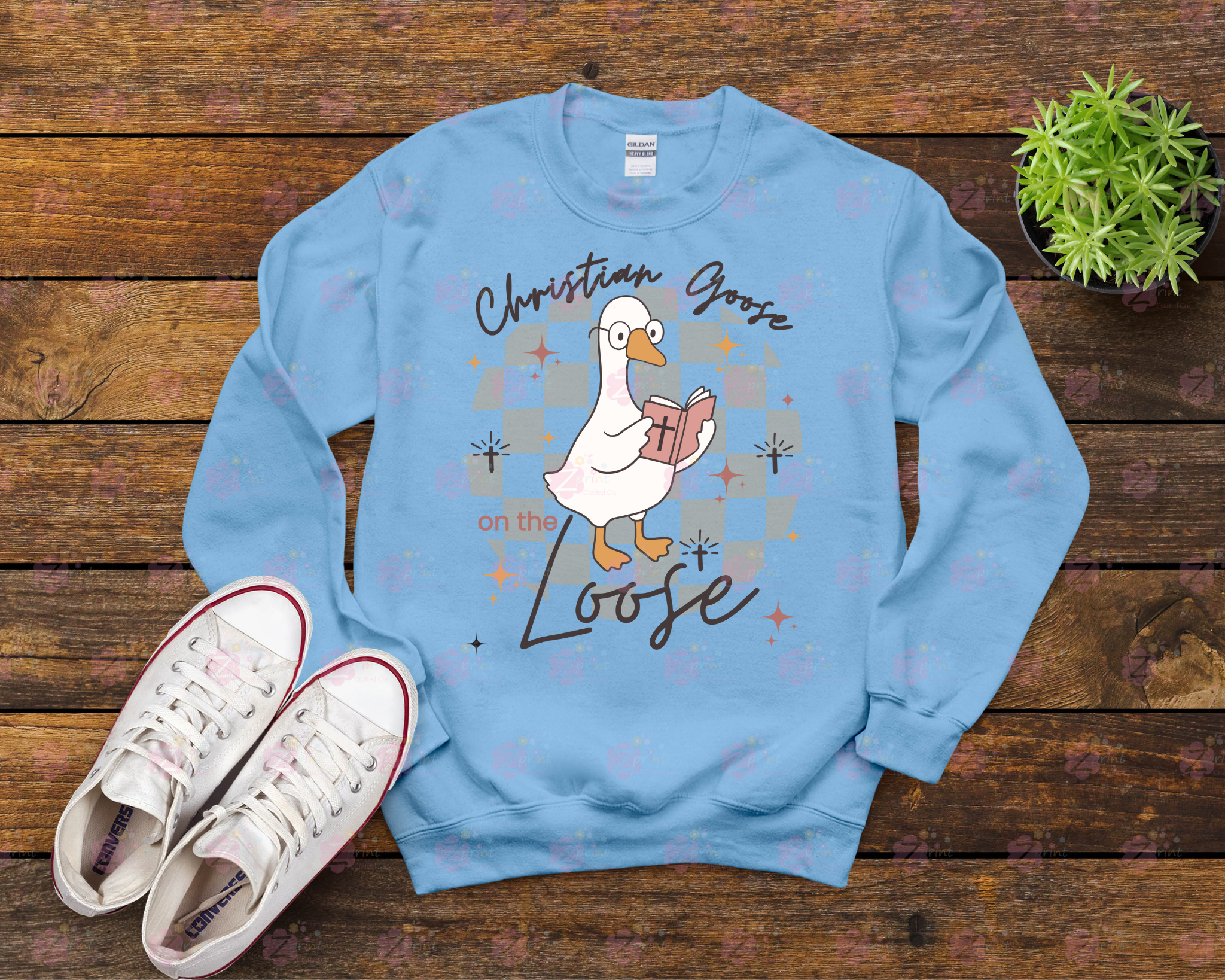 Christian Goose on the Loose Shirt, Sweatshirt, Christian Apparel