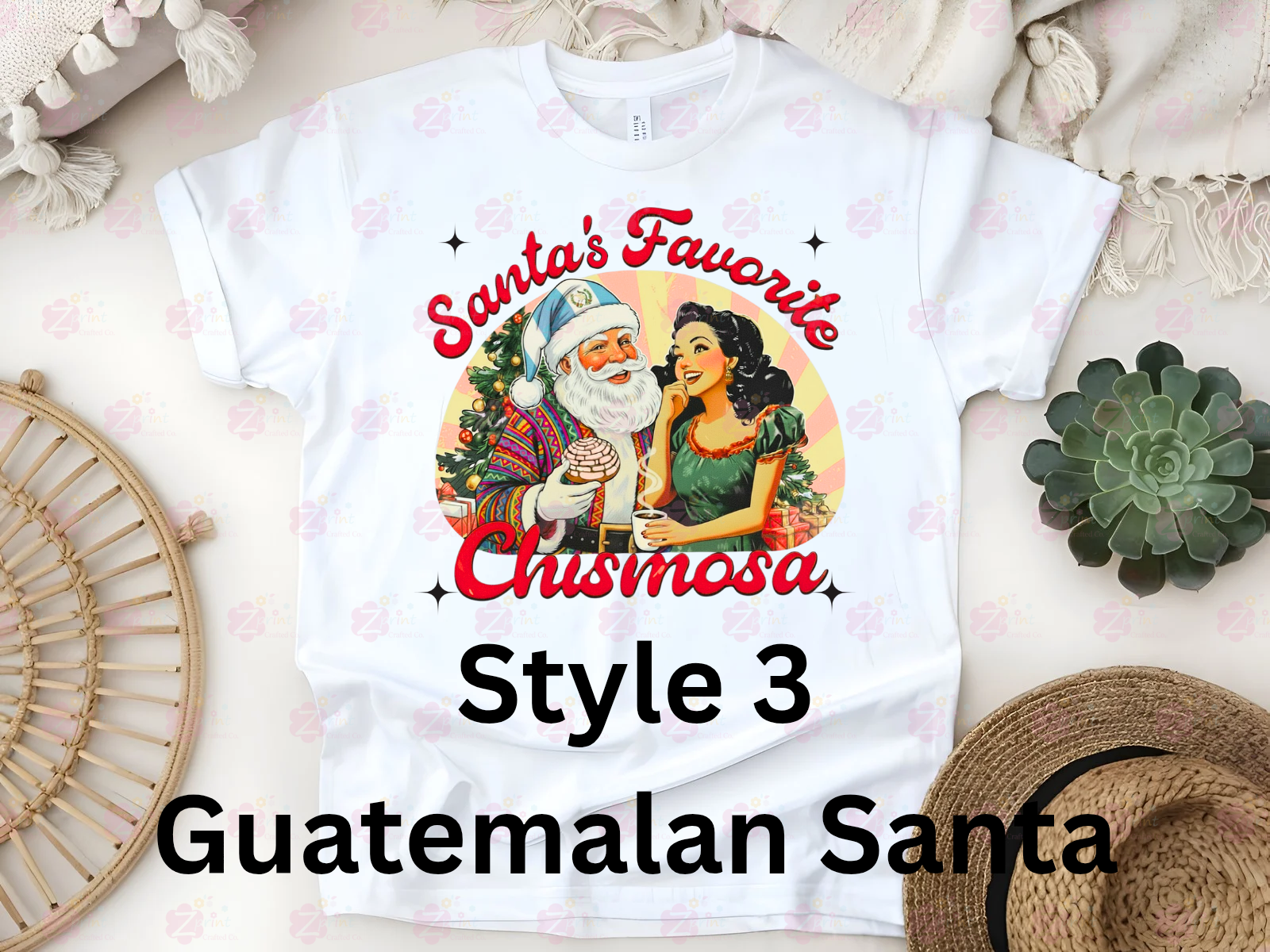 Santa's Favorite Chismosa Graphic T-Shirt or Sweatshirt
