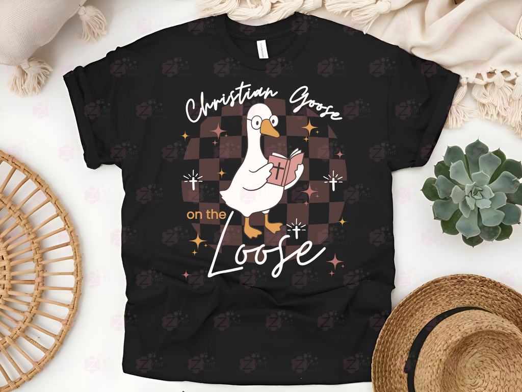 Christian Goose on the Loose Shirt, Sweatshirt, Christian Apparel