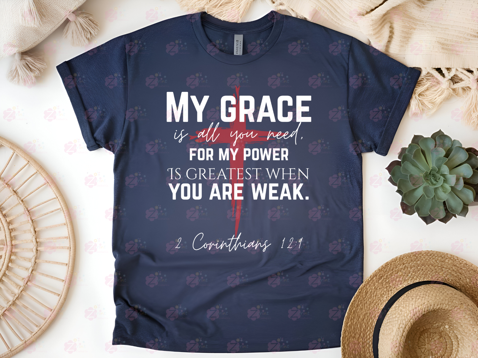 My Grace is All You Need Graphic Shirt, Faith Sweatshirt,  Faith Apparel, 2 Corinthians 12:9