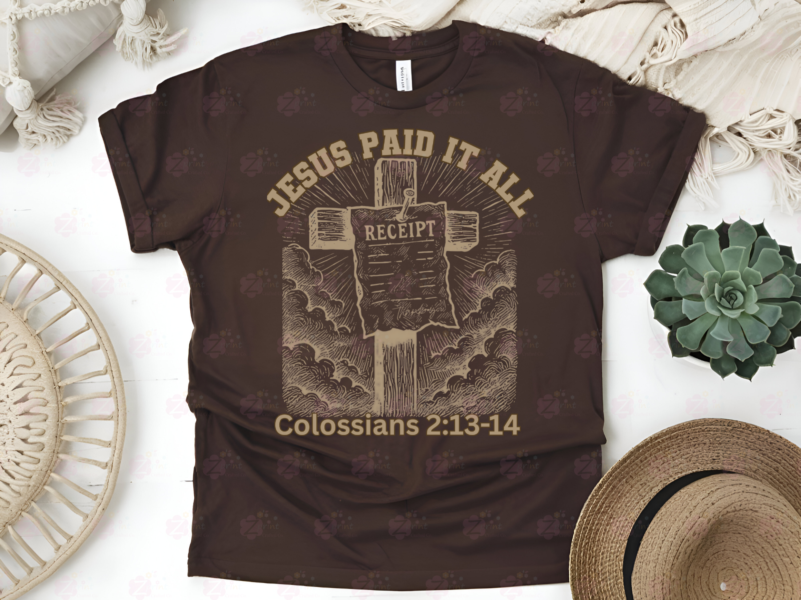 Jesus Paid it All Shirt, Jesus Faith Sweatshirt, Christian Apparel