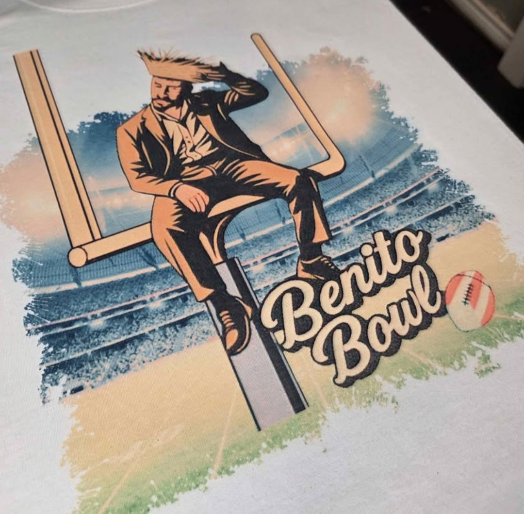 Vintage Benito Bowl T-Shirt, Benito Bowl Shirt, Bad Bunny Super Bowl 2026 Football Shirt