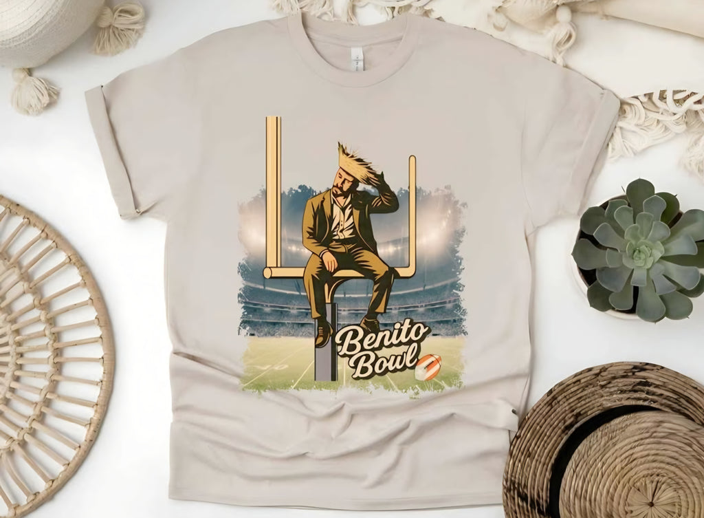 Vintage Benito Bowl T-Shirt, Benito Bowl Shirt, Bad Bunny Super Bowl 2026 Football Shirt