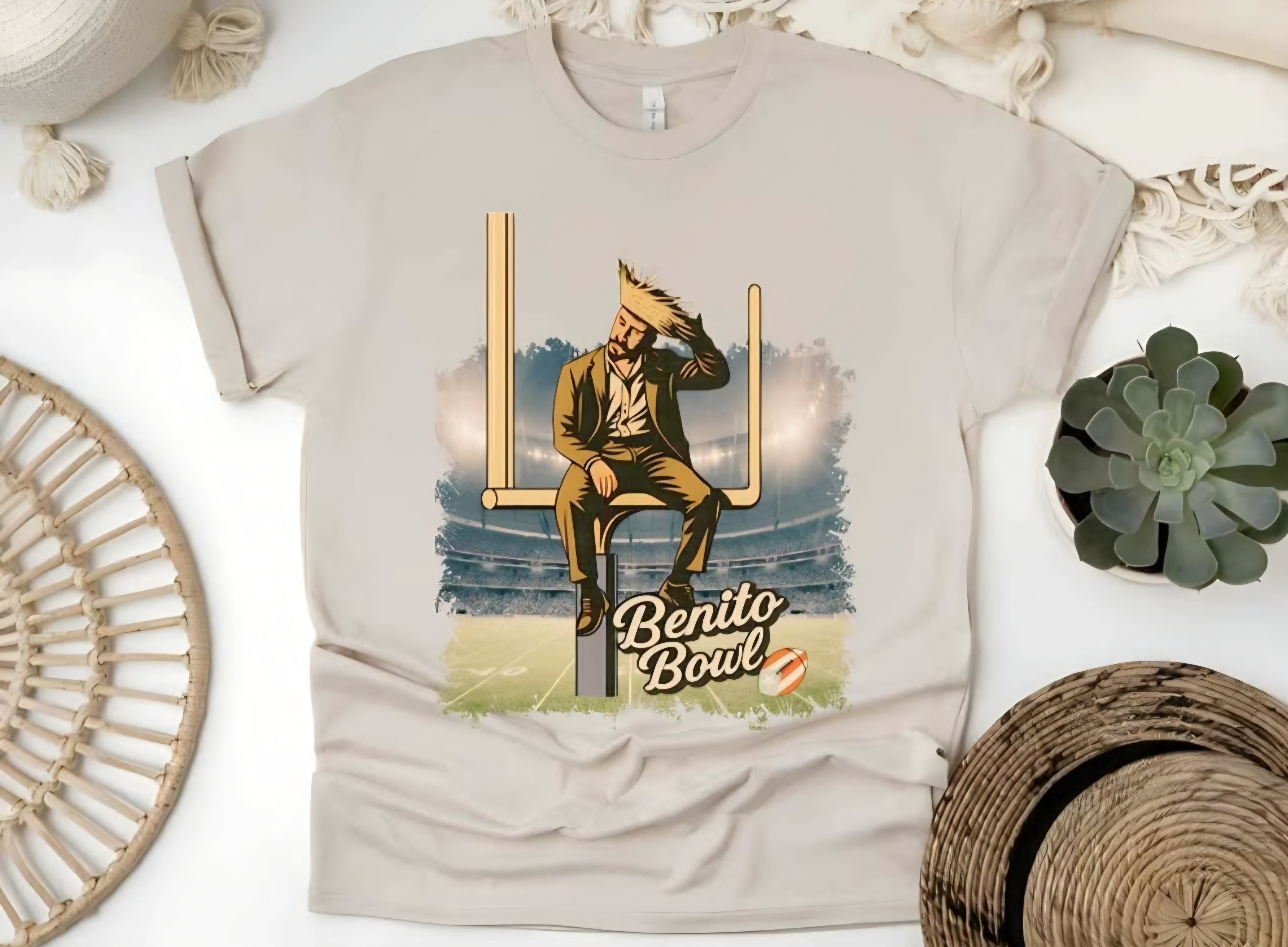 Vintage Benito Bowl T-Shirt, Benito Bowl Shirt, Bad Bunny Super Bowl 2026 Football Shirt