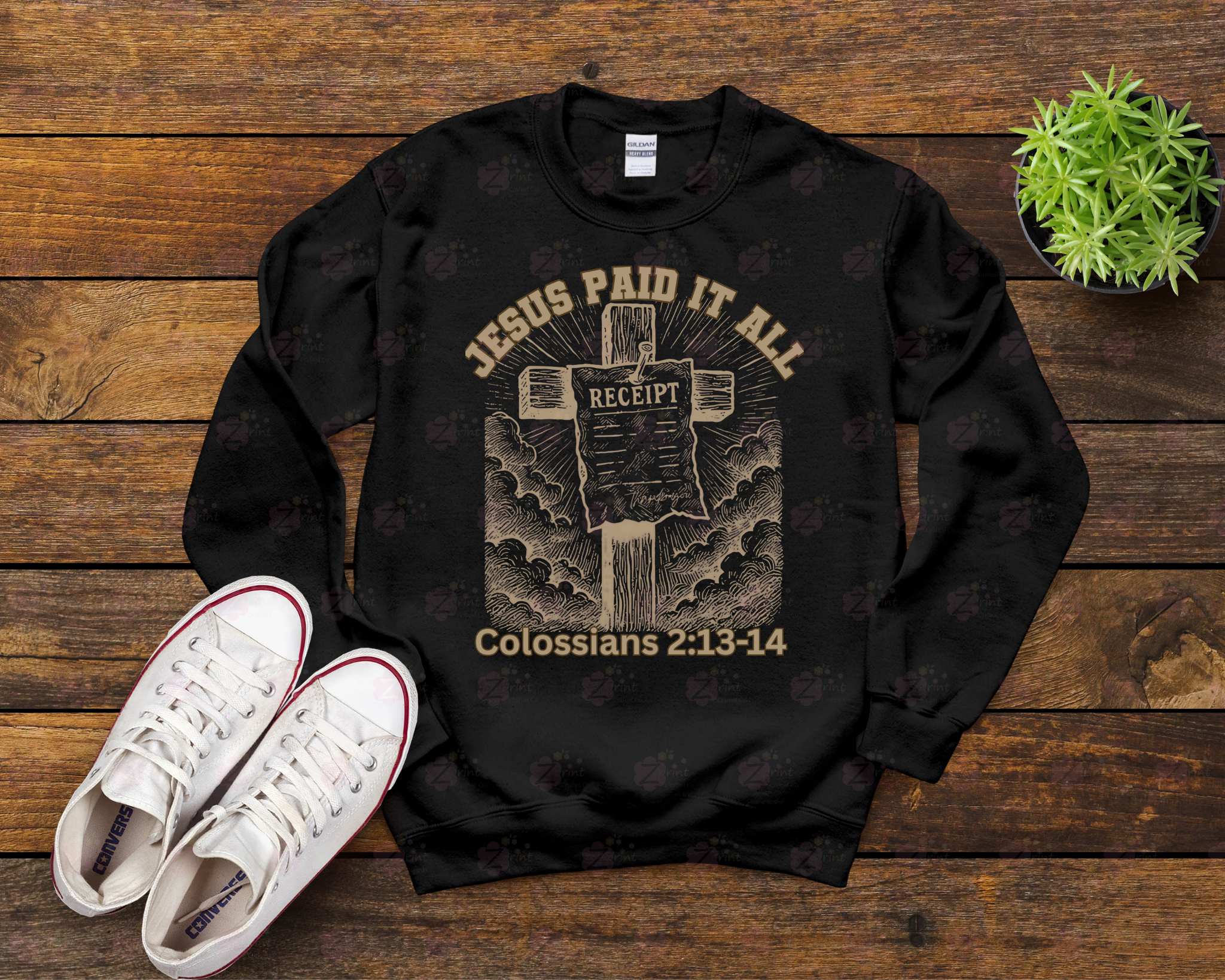 Jesus Paid it All Shirt, Jesus Faith Sweatshirt, Christian Apparel