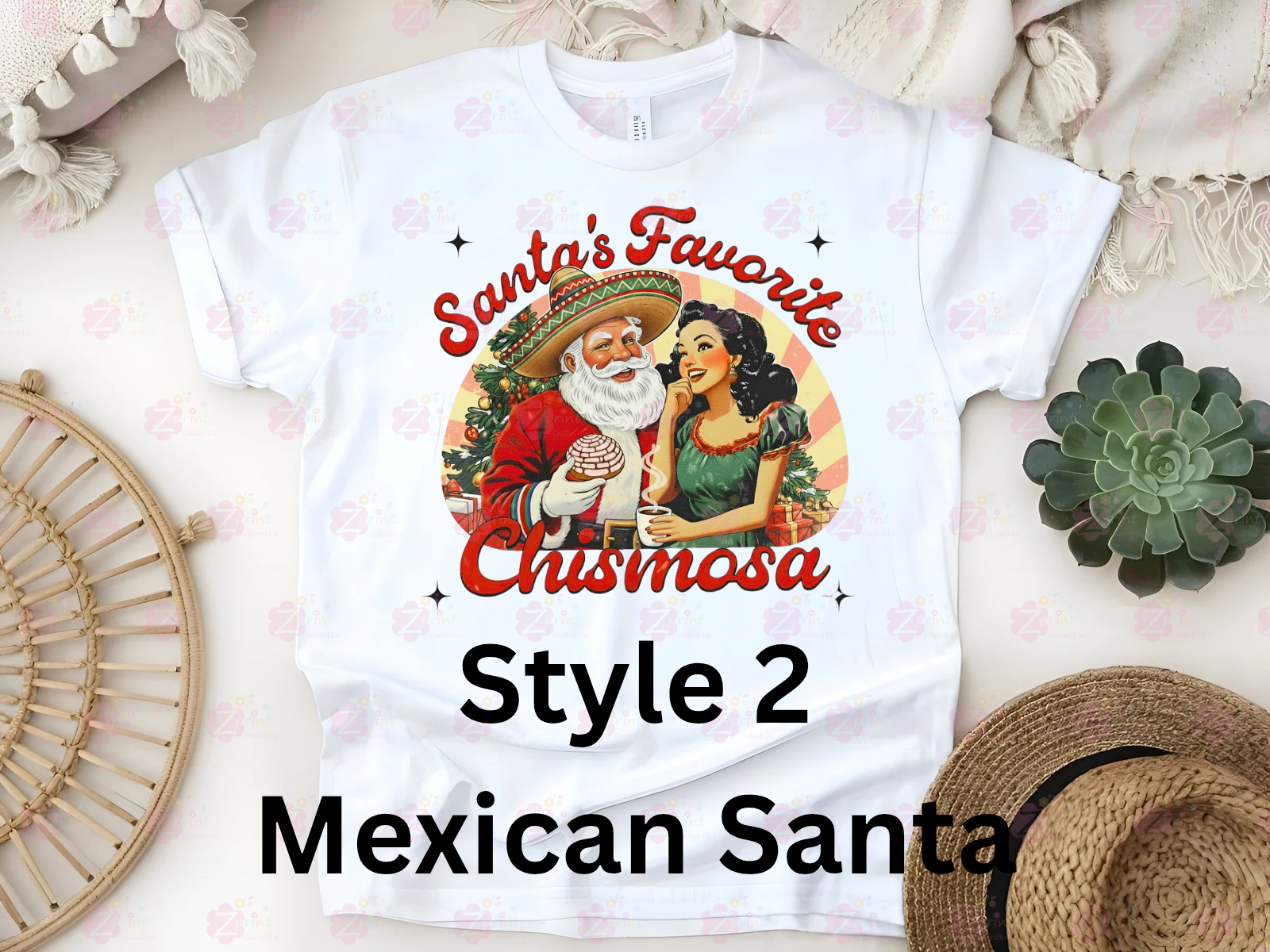 Santa's Favorite Chismosa Graphic T-Shirt or Sweatshirt