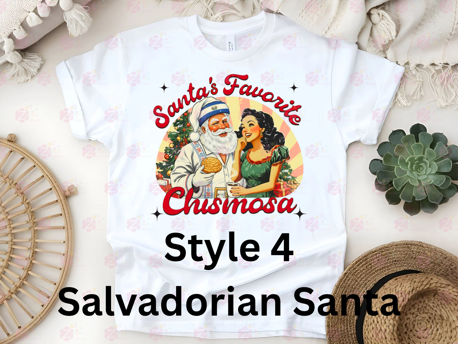 Santa's Favorite Chismosa Graphic T-Shirt or Sweatshirt