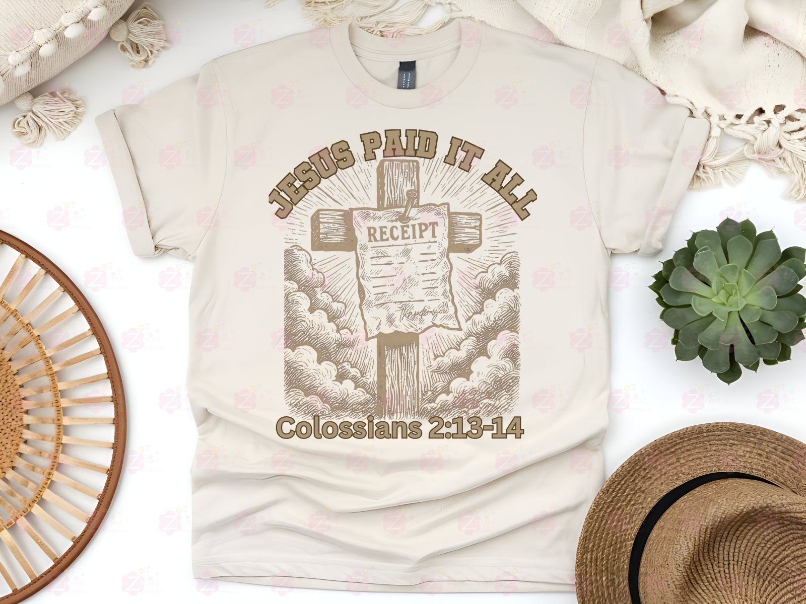 Jesus Paid it All Shirt, Jesus Faith Sweatshirt, Christian Apparel