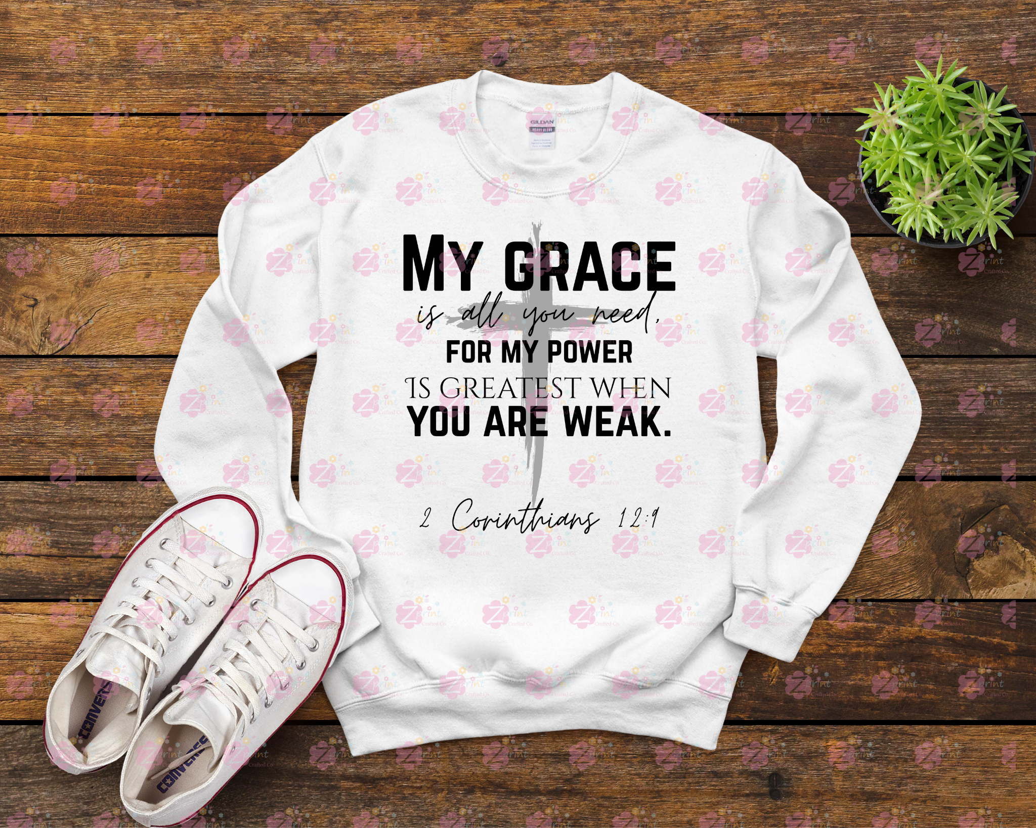 My Grace is All You Need Graphic Shirt, Faith Sweatshirt,  Faith Apparel, 2 Corinthians 12:9