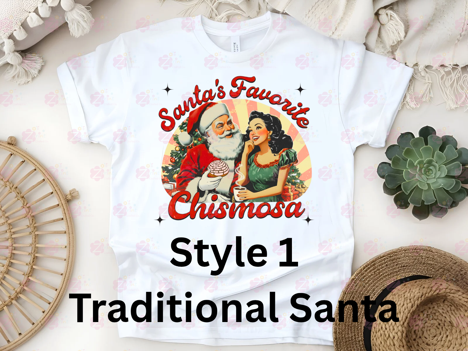 Santa's Favorite Chismosa Graphic T-Shirt or Sweatshirt
