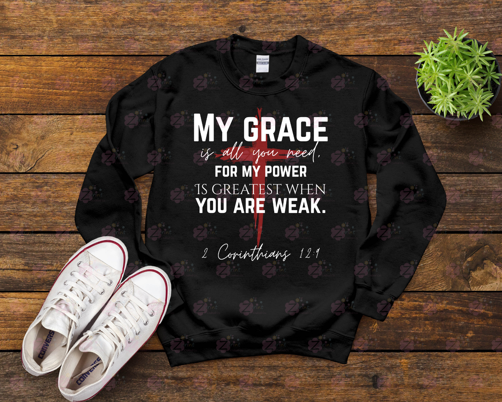 My Grace is All You Need Graphic Shirt, Faith Sweatshirt,  Faith Apparel, 2 Corinthians 12:9