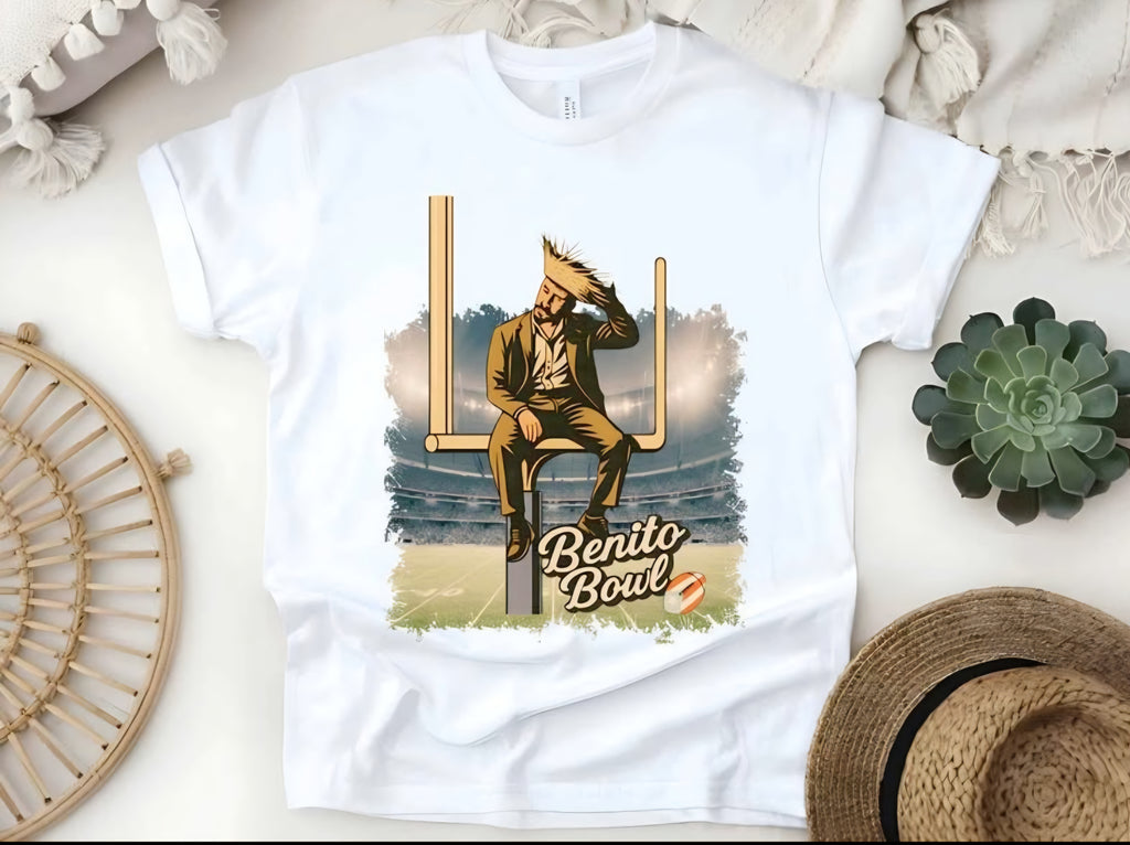 Vintage Benito Bowl T-Shirt, Benito Bowl Shirt, Bad Bunny Super Bowl 2026 Football Shirt